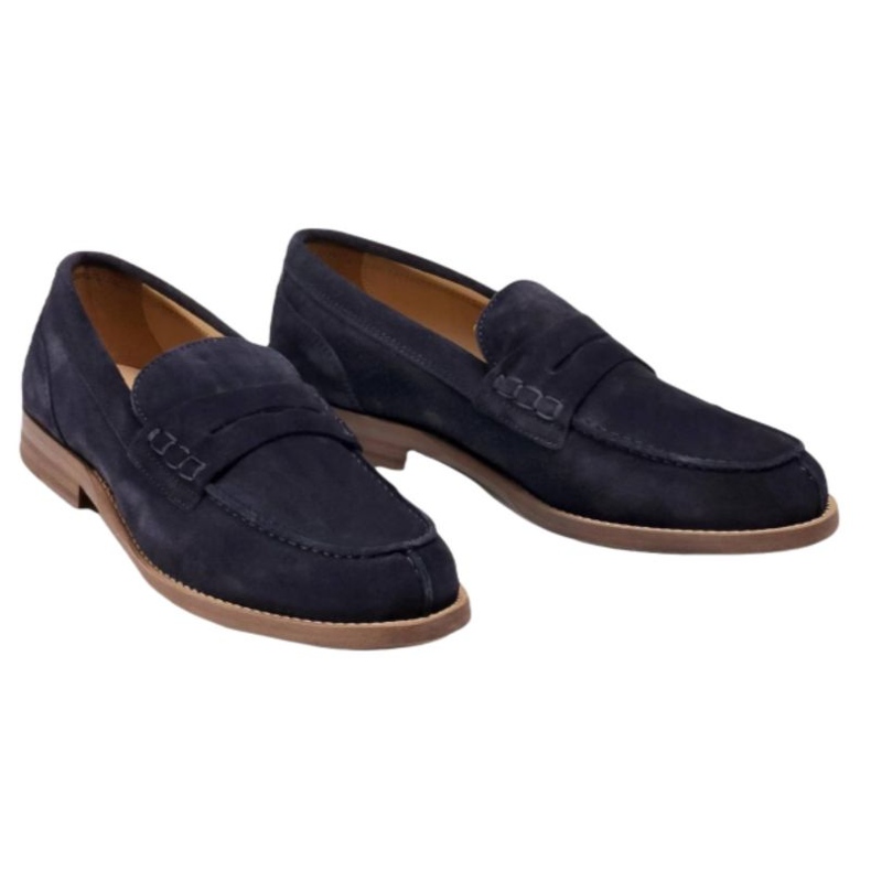 Sapatos Tommy Hilfiger Suede Loafer M FM0FM02867 azul 1