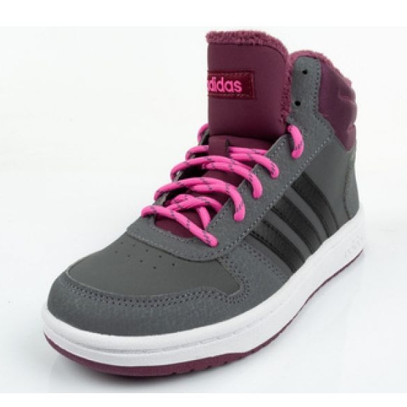 Tênis Adidas Hoops Mid 2.0 K GZ7796 cinza 1