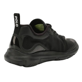 Polo Ralph Lauren Sapatos esportivos masculinos Sport Sport Ralph Lauren Tech Racer 804777159007 Black preto 1