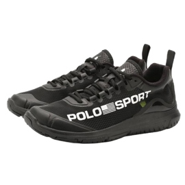 Polo Ralph Lauren Sapatos esportivos masculinos Sport Sport Ralph Lauren Tech Racer 804777159007 Black preto 2