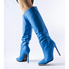 Botas de salto alto Conjunto Azul 1