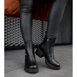 Botins pretos com isolamento e bloco Albert 1
