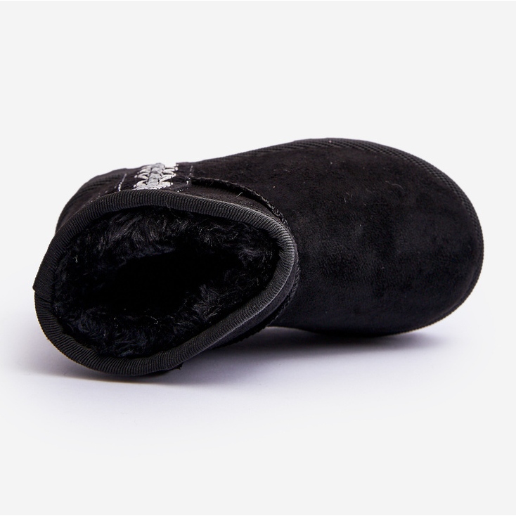 Botas de neve com isolamento preto Leonora infantil 1 Botas de neve com isolamento preto Leonora infantil 1