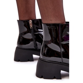 Botas femininas de couro envernizado GOE MM2N4058 pretas preto 1