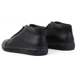 Polbut Botas masculinas com isolamento de couro 2110sw, pretas preto 3