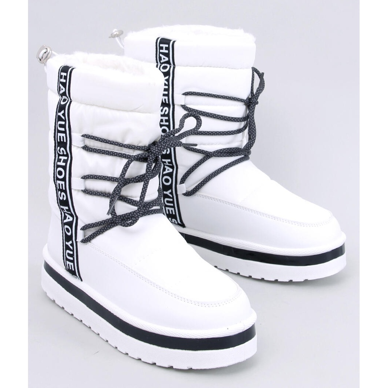 Botas de neve femininas Archie White branco 1