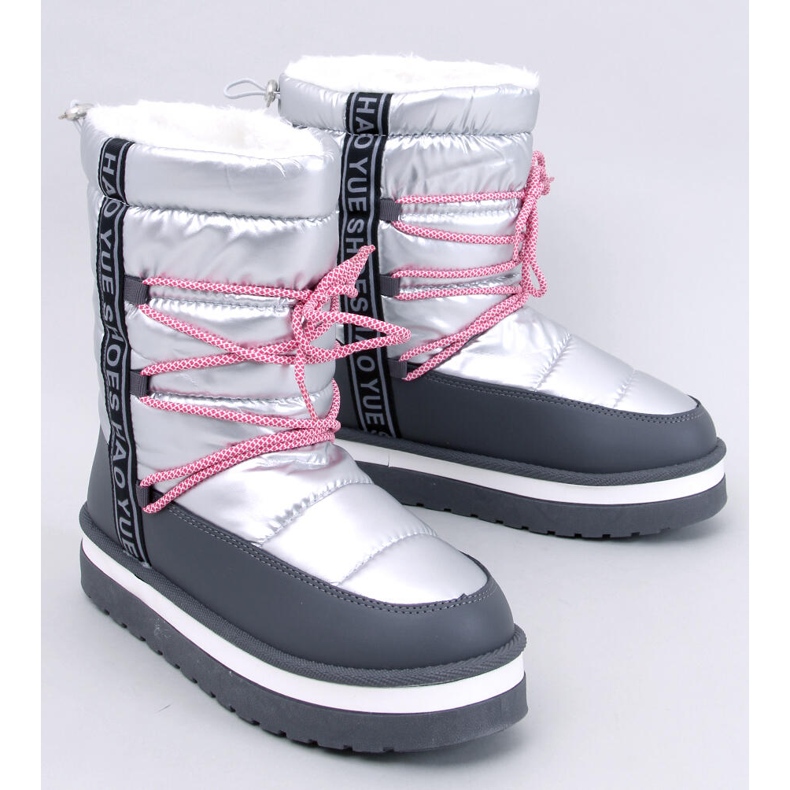 Botas de neve femininas Archie Silver prata 1