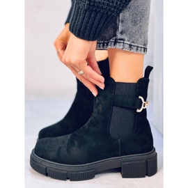 Chuteiras Chelsea femininas Chance Black preto 1