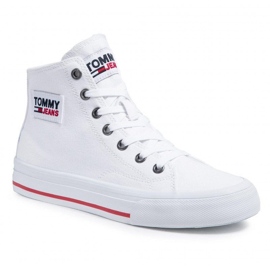 Tommy Hilfiger Sapatos Tommy Jeans Midcut Vulc M EN0EN01370-YBR branco 1 Tommy Hilfiger Sapatos Tommy Jeans Midcut Vulc M EN0EN01370-YBR branco 1