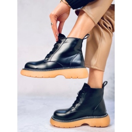 Botas Gaia BLACK+Y bovver preto 2