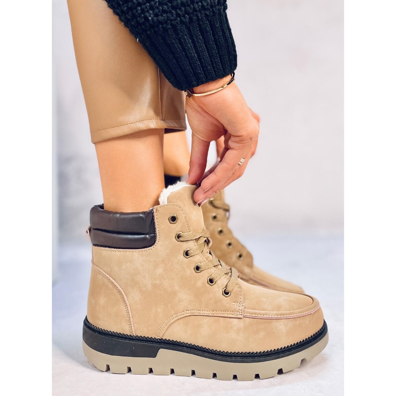 Botas isolantes de Germano Camel bege 1