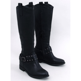 Botas de cunha escondida Watson Black preto 1