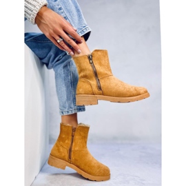 Bota rasa Kallen Camel marrom 2