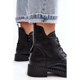 Botas rasas femininas clássicas pretas Ballisa preto 1