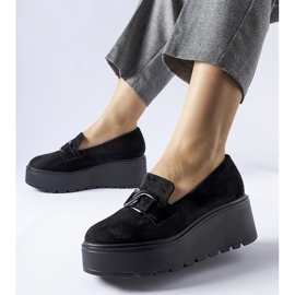 Mocassins plataforma Medical pretos 1