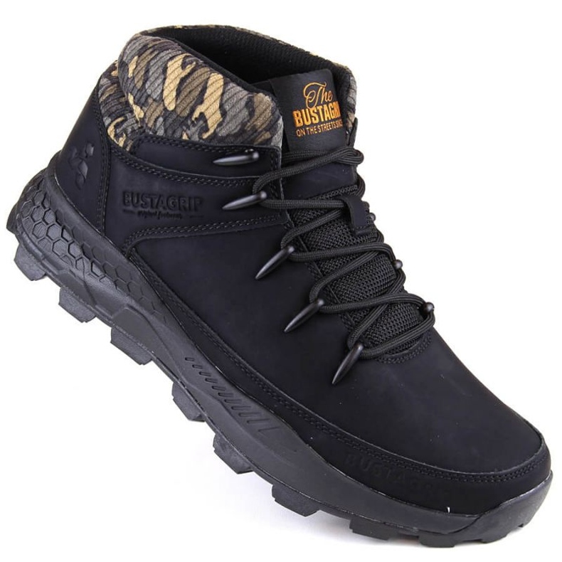 Bustagrip Tênis de trekking Bustafrip M 0941 Exército MRM10A preto 1