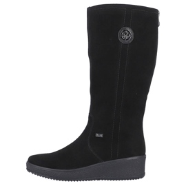 Botas de nobuck isoladas com lã de ovelha Rieker Y4470 preto 1