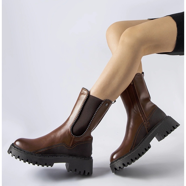 Botas com isolamento marrom da Donigala 1