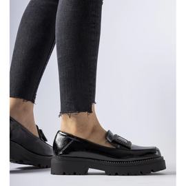 Mocassins pretos com strass da Clarks 1 Mocassins pretos com strass da Clarks 1