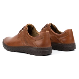 KOMODO Sapatos de couro masculino casual 923k marrom 4