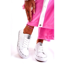 Tênis feminino Big Star Openwork Branco FF274024 1