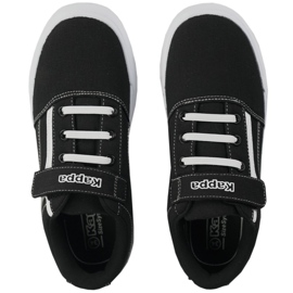 Calçados infantis Kappa Chose Sun K preto e branco 260691K 1110 1