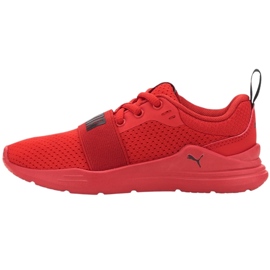 Calçados infantis Puma Wired Run Jr vermelhos 374216 05 1 Calçados infantis Puma Wired Run Jr vermelhos 374216 05 1
