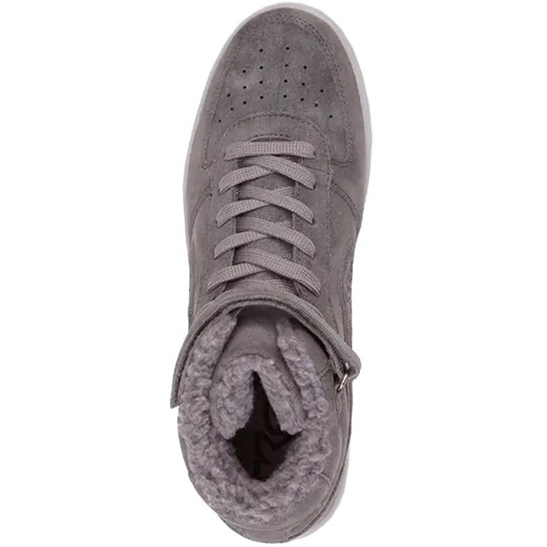 Sapatos Kappa Bash Mid Fur cinza 242799 1614 1