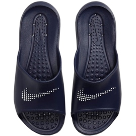 Chinelos masculinos Nike Victori One Shower Slide, azul marinho CZ5478 400 1