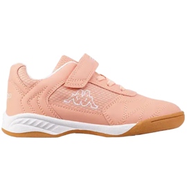 Sapato infantil Kappa Damba K, branco pêssego 260765K 7410 laranja 1