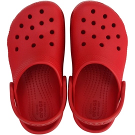 Tamancos infantis Crocs Toddler Classic Clog vermelhos 206990 6PT 2