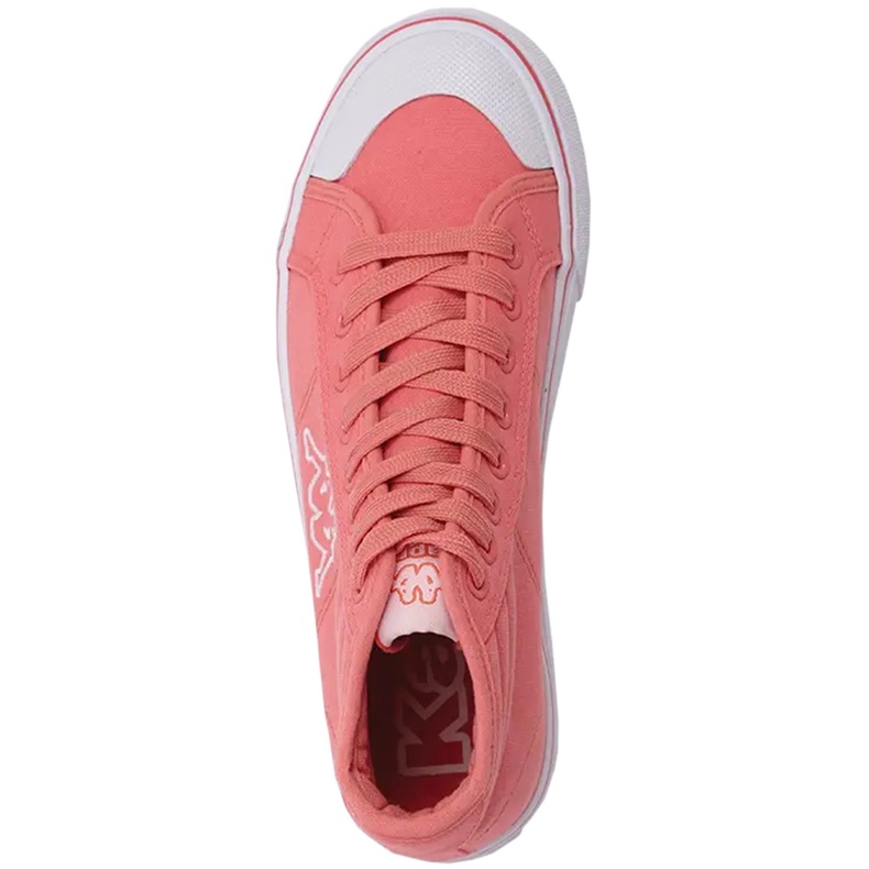 Kappa Boron MId Pf sapatos femininos rosa e branco 243161 2210 2