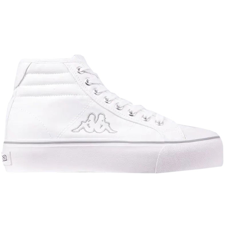 Kappa Boron MId Pf sapatos femininos branco-prata 243161 1015 1