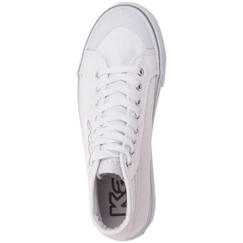 Kappa Boron MId Pf sapatos femininos branco-prata 243161 1015 2