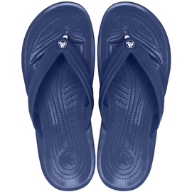 Chinelos femininos Crocs Crocband Flip, azul marinho 11033 410 2