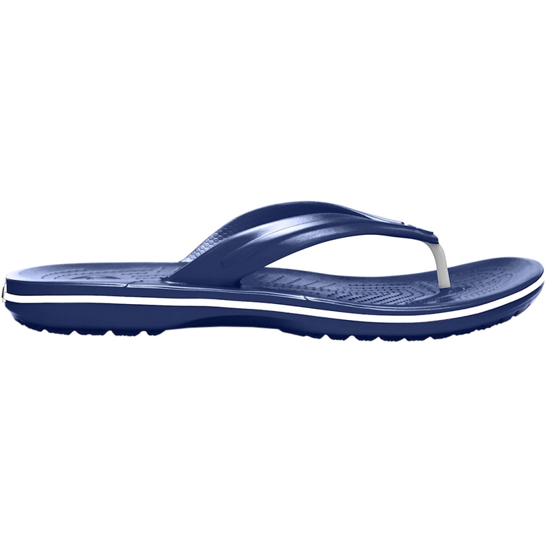 Chinelos femininos Crocs Crocband Flip, azul marinho 11033 410 1