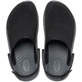 Tamancos Crocs LiteRide 360 ​​​​Clog preto e cinza 206708 0DD 2