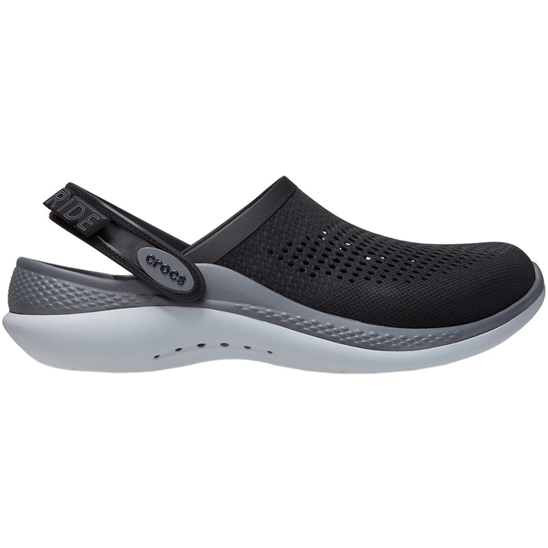 Tamancos Crocs LiteRide 360 ​​​​Clog preto e cinza 206708 0DD 1