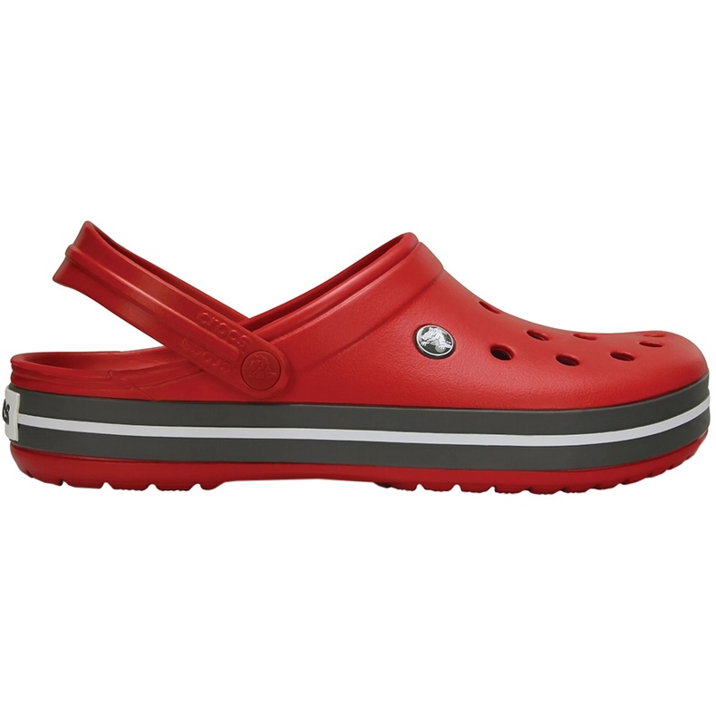 Tamancos Crocs Crocband Clog vermelho-cinza 11016 6PT 1