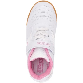 Calçado infantil Kappa Damba K branco-rosa 260765K 1021 2