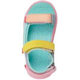 Sandálias infantis Kappa Kana Mf rosa e menta 260886MFK 2117 multicolorido 2