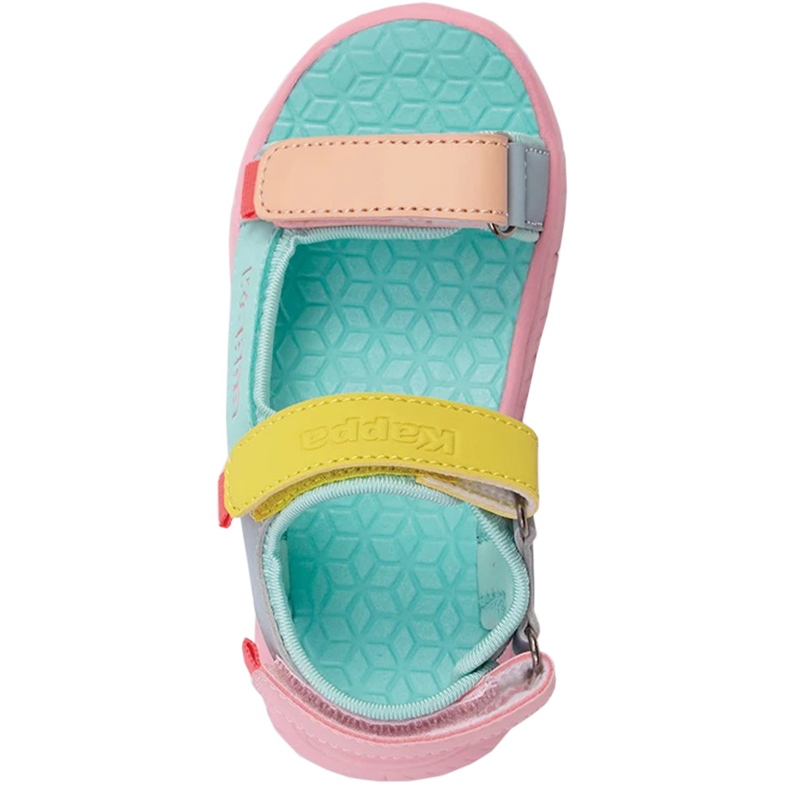 Sandálias infantis Kappa Kana Mf rosa e menta 260886MFK 2117 multicolorido 2