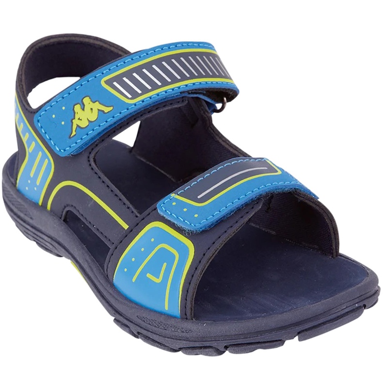 Sandália infantil Kappa Paxos azul marinho e azul 260864K 6733 1
