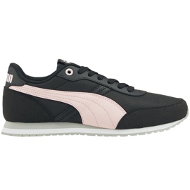 Sapatos Puma St Runner Essential preto e rosa 383055 05 1
