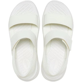 Sandálias femininas Crocs Literide 360 ​​brancas 206711 1CN branco 2