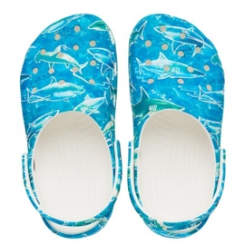 Tamancos infantis Crocs Classic Party Kids azuis 207826 941 azul 2