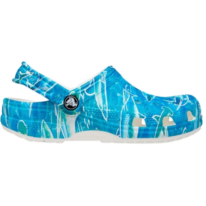 Tamancos infantis Crocs Classic Party Kids azuis 207826 941 azul 1