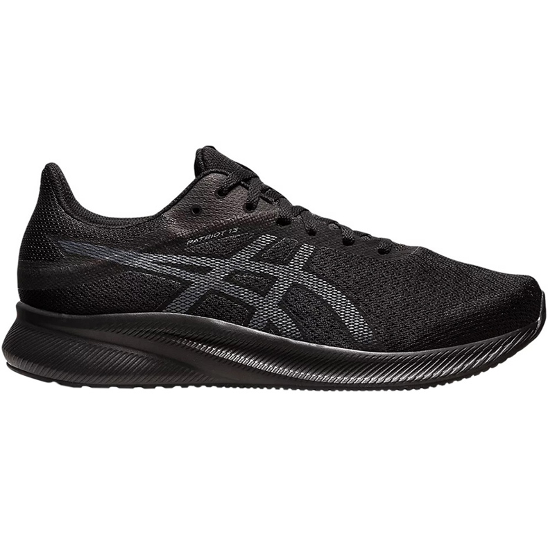 Tênis de corrida masculino Asics Patriot 13 preto e cinza 1011B485 002 1