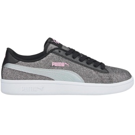 Calçado infantil Puma Smash v2 Glitz Glam prata 367377 26 1