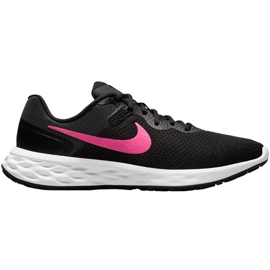 Tênis feminino Nike Revolution 6 Next preto e rosa DC3729 002 1